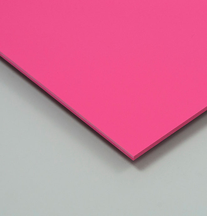 Fuchsia Pink coloured Satin PVC Wall Cladding