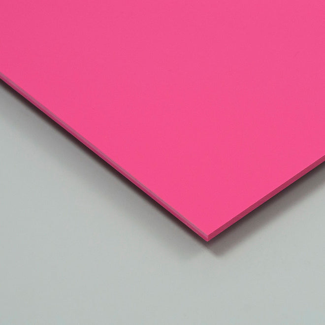 Fuchsia Pink coloured Satin PVC Wall Cladding