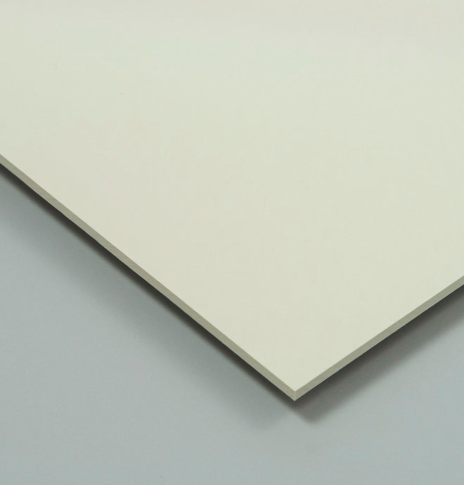 Ivory coloured Satin PVC Wall Cladding